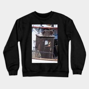 Fishing boat, Alter Strom, Warnemünde, Rostock, Mecklenburg-Western Pomerania Crewneck Sweatshirt